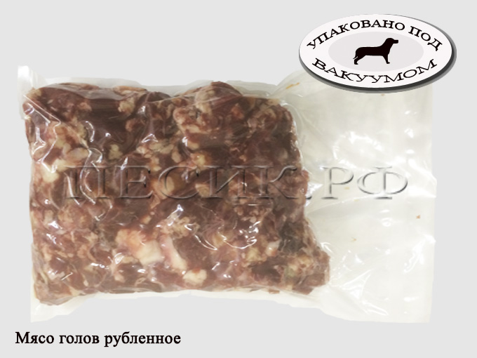 Мясо голов рубленое